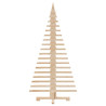 Árbol de Navidad de madera de adorno madera maciza pino 150 cm 3