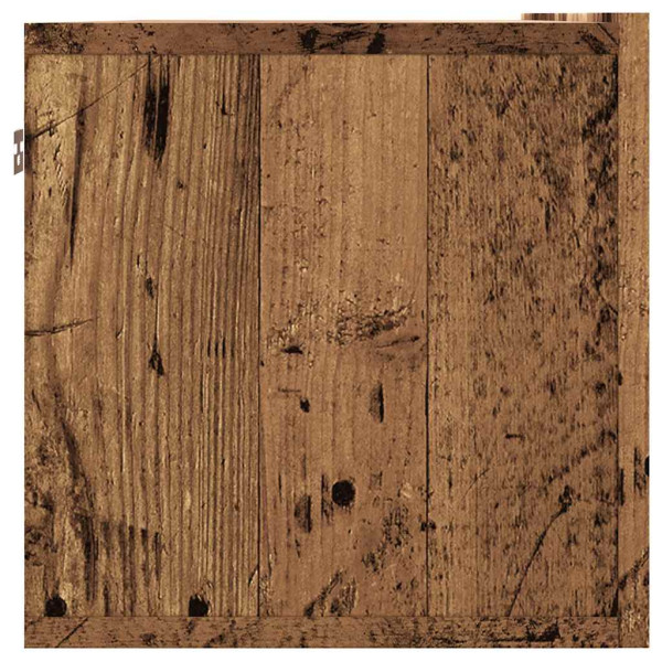 Mueble de TV de pared madera ingeniería envejecida 100x30x30 cm M 5