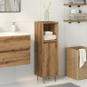 Armario de baño madera de ingeniería roble artisan 30x30x100 cm 3