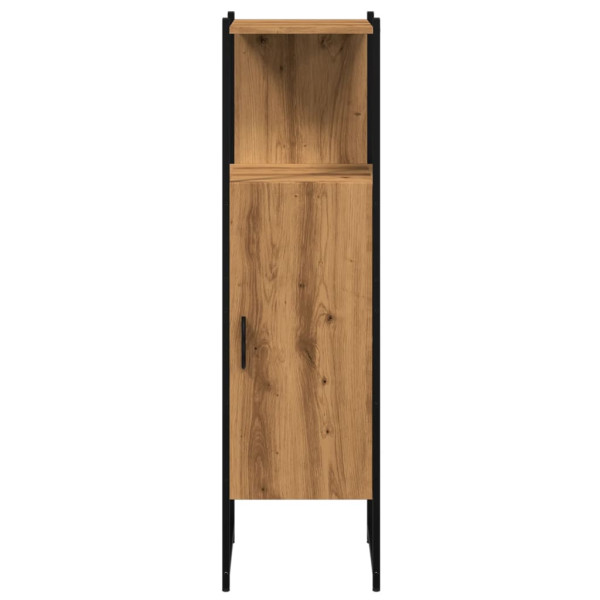 Armario de baño madera ingeniería roble artisan 33x33x120.5 cm M 4