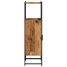 Armario de baño madera de ingeniería envejecida 33x33x120.5 cm 5