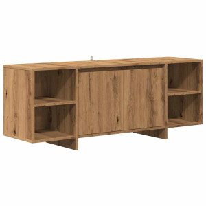 Mueble de TV madera de ingeniería roble artisan 130x35x50 cm H