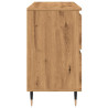 Mueble de baño madera de ingeniería roble artisan 80x33x60 cm 5