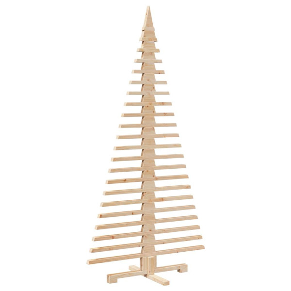 Árbol de Navidad de madera de adorno madera maciza pino 180 cm M 5