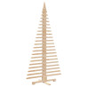 Árbol de Navidad de madera de adorno madera maciza pino 180 cm 5