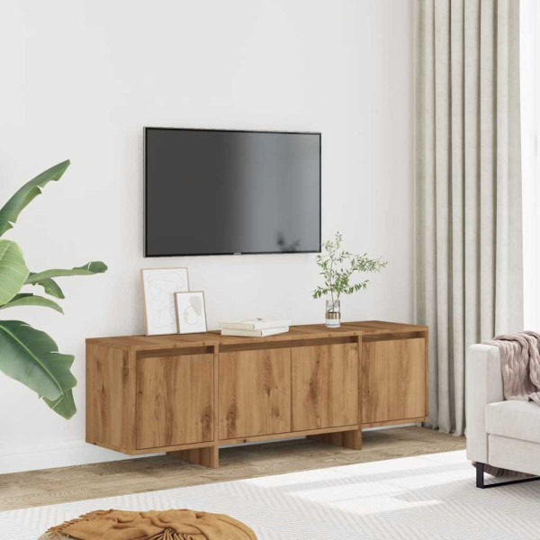 Mueble de TV madera de ingeniería roble artisan 120x30x40.5 cm M 3