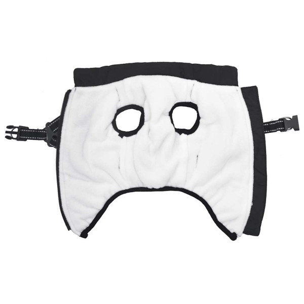 Abrigo para perro con arnés impermeable reflectante 2XL negro M 3