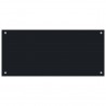 Protección salpicaduras cocina vidrio templado negro 90x40 cm 3