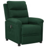 Sillón reclinable eléctrico tela verde oscuro 2