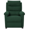 Sillón reclinable eléctrico tela verde oscuro 3