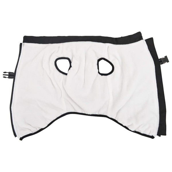 Abrigo para perro con arnés impermeable reflectante 3XL negro M 3