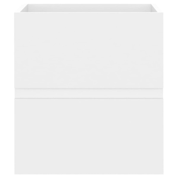 Armário de lavatório 41x38.5x45 cm derivados de madeira branco M 5