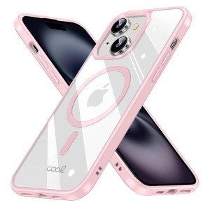 Carcaça COOL para iPhone 16 Bordo magnético Rosa H