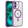 Carcasa COOL para iPhone 16 Plus Magnética Borde Violeta 1
