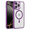 Carcasa COOL para iPhone 16 Pro Magnética Borde Violeta 1