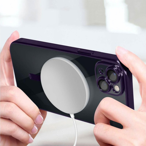 Carcaça COOL para iPhone 16 Pro Magnetic Borde Violeta M 6