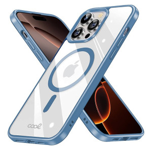 Carcaça COOL para iPhone 16 Pro Max Magnética Borde Celeste H