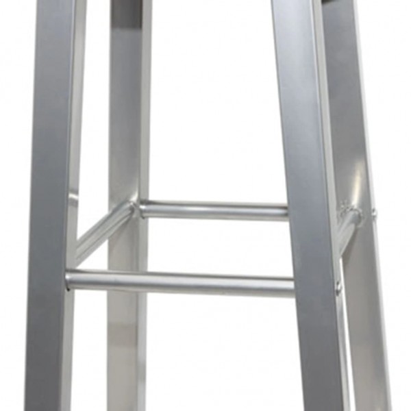 Taburetes de cocina 4 unidades MDF plateado y marrón M 4