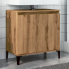 Mueble de lavabo madera de ingeniería roble artisan 58x33x60 cm 1