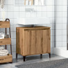 Mueble de lavabo madera de ingeniería roble artisan 58x33x60 cm 3
