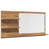 Espejo mueble baño madera ingeniería roble artisan 90x11x45 cm 2