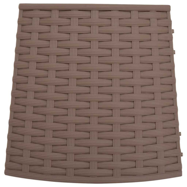 Saia para árvore de Natal Ø65x23 cm plástico castanho M 5