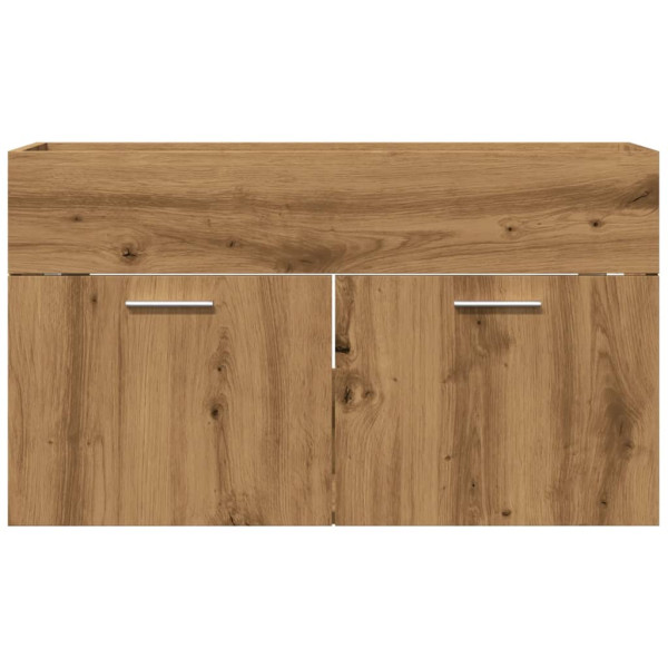 Mueble de lavabo de baño madera roble artisan 90x38.5x46 cm M 4