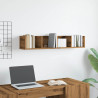 Estante pared CD madera ingeniería roble artisan 100x18x18 cm 3