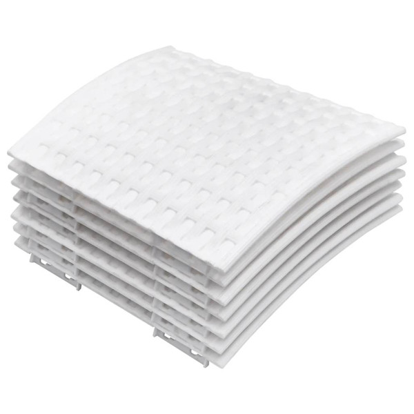 Falda del árbol de Navidad plástico blanca Ø56x23 cm M 3