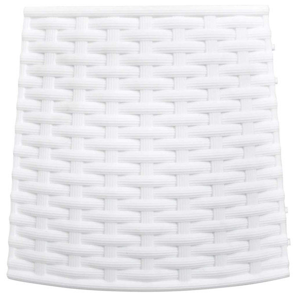 Saia para árvore de Natal Ø56x23 cm plástico branco M 5