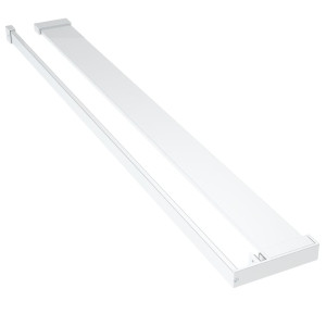 Estante de pared de ducha aluminio cromado 90 cm H