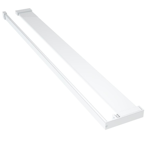 Estante de pared de ducha aluminio cromado 90 cm M 2