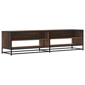 Mueble de TV madera de ingeniería marrón roble 180.5x40x46 cm H