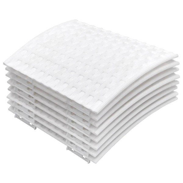 Saia para árvore de Natal Ø65x23 cm plástico branco M 3