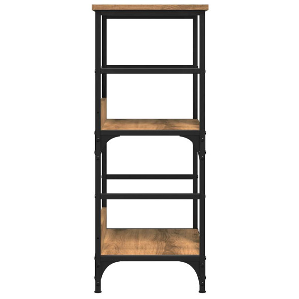 Estantería madera de ingeniería roble artisan 50x33x82 cm M 5