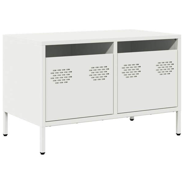 Mueble para TV acero laminado en frío blanco 68x39x43.5 cm M 2