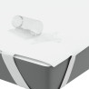 Protetor de colchão impermeável 90x200 cm branco 3