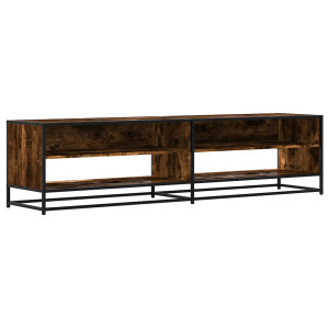Mueble de TV madera de ingeniería roble ahumado 180.5x40x46 cm H