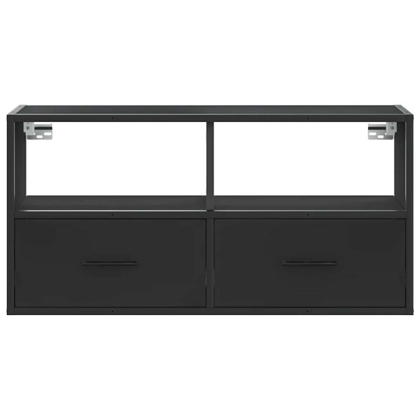 Móvel para TV 80x31x39.5 cm derivados de madeira/metal preto M 4