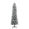 Árbol de Navidad artificial con 300 LED y nieve flocada 180 cm 3