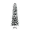 Árvore Natal artificial c/ 300 luzes LED e flocos de neve 240cm 3