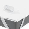 Protetor de colchão impermeável 200x220 cm branco 3