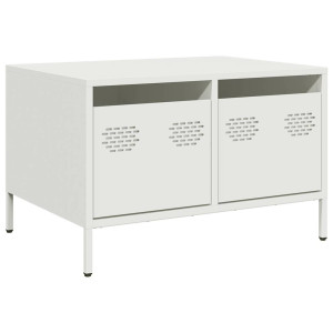 Mueble para TV acero laminado en frío blanco 68x50x43.5 cm H