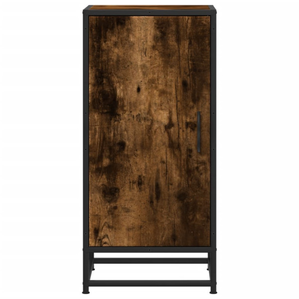 Aparador 35.5x35x76 cm deriv. de madeira/metal carvalho fumado M 4
