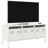 Mueble para TV acero laminado en frío blanco 101.5x39x43.5 cm 1