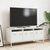 Mueble para TV acero laminado en frío blanco 101.5x39x43.5 cm 3