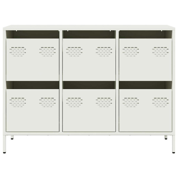Aparador de acero laminado en frío blanco 101.5x39x73.5 cm M 5