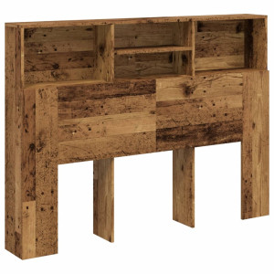 Mueble cabecero madera envejecida 140x19x103.5 cm H