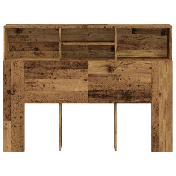 Mueble cabecero madera envejecida 140x19x103.5 cm M 4