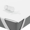 Protector de colchón impermeable blanco 140x190 cm 3